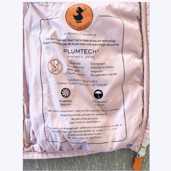 SAVE THE DUCK ANITA PINK VEST -Size Small - Picture 5 of 10